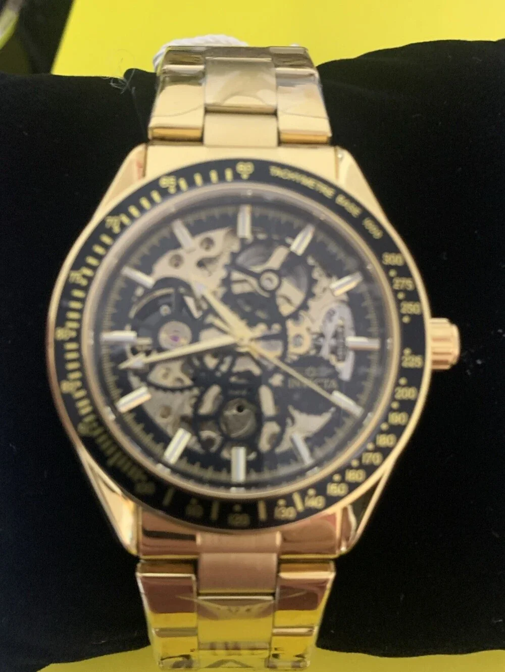 Invicta Objet D Art Automatic Men's Watch - 43mm. Gold (AIC-49502) New